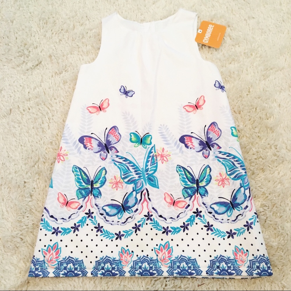 Gymboree Butterfly Garden Dress NWT
